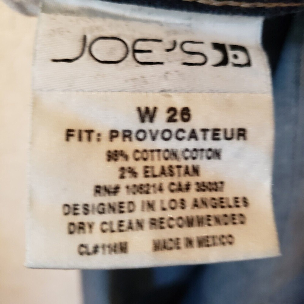 Joe's Jeans Karrie Wash Provocateur Sz 26 Distressed - Picture 4 of 9